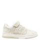 AMIRI MA Skyline Sneakers albi cu imprimeu in relief tip piele de piton